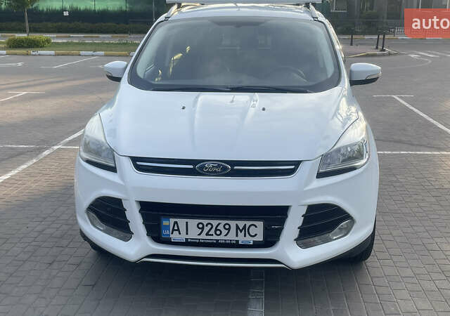 Белый Форд Куга, объемом двигателя 1.6 л и пробегом 201 тыс. км за 10700 $, фото 1 на Automoto.ua