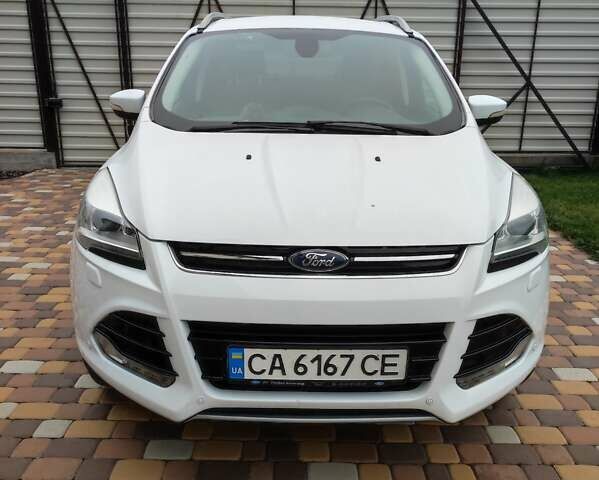 Белый Форд Куга, объемом двигателя 2 л и пробегом 145 тыс. км за 16000 $, фото 1 на Automoto.ua