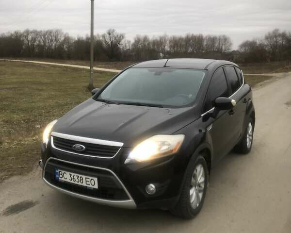 Черный Форд Куга, объемом двигателя 2 л и пробегом 250 тыс. км за 8500 $, фото 1 на Automoto.ua
