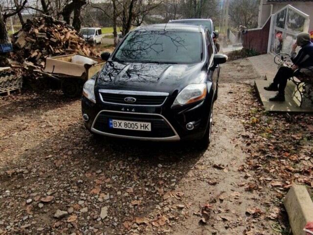 Черный Форд Куга, объемом двигателя 2 л и пробегом 169 тыс. км за 9600 $, фото 1 на Automoto.ua