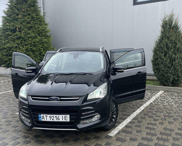 Черный Форд Куга, объемом двигателя 2 л и пробегом 172 тыс. км за 13500 $, фото 1 на Automoto.ua