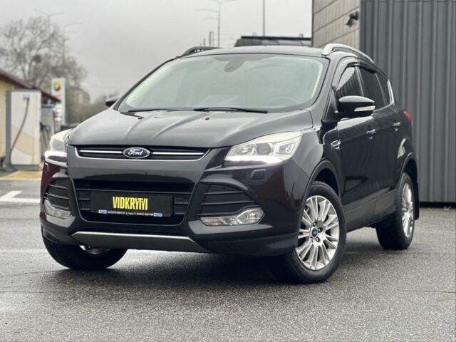 Черный Форд Куга, объемом двигателя 2 л и пробегом 155 тыс. км за 14500 $, фото 1 на Automoto.ua
