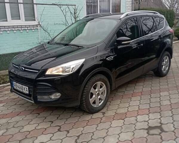 Черный Форд Куга, объемом двигателя 2 л и пробегом 250 тыс. км за 13500 $, фото 1 на Automoto.ua