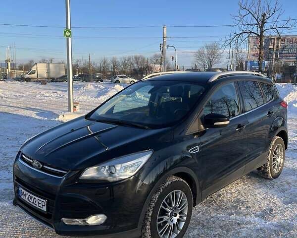 Чорний Форд Куга, об'ємом двигуна 2 л та пробігом 228 тис. км за 11900 $, фото 1 на Automoto.ua