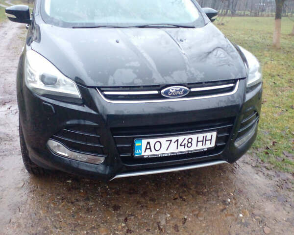 Черный Форд Куга, объемом двигателя 2 л и пробегом 231 тыс. км за 14500 $, фото 1 на Automoto.ua