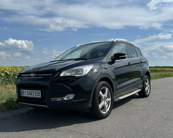 Черный Форд Куга, объемом двигателя 2 л и пробегом 160 тыс. км за 13500 $, фото 1 на Automoto.ua