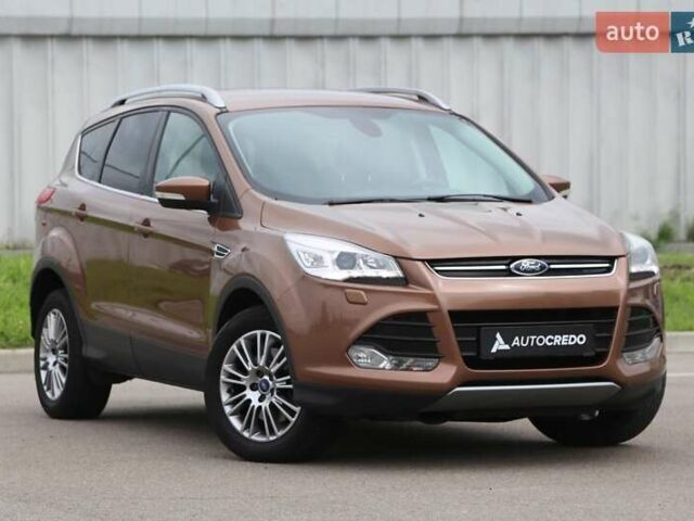 Коричневий Форд Куга, об'ємом двигуна 2 л та пробігом 104 тис. км за 13700 $, фото 1 на Automoto.ua