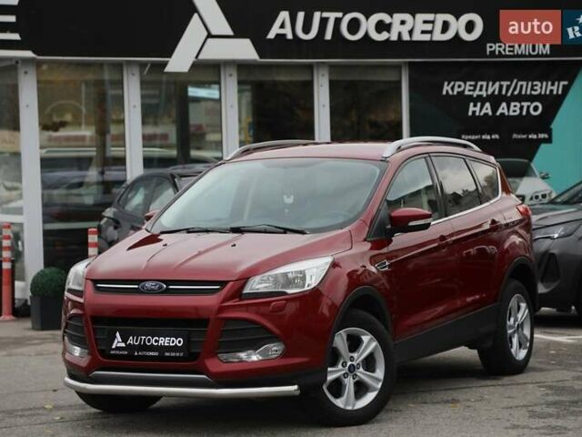 Форд Куга 2015 в Харькове на Automoto.ua Красный Форд Куга, объемом двигателя 2 л и пробегом 146 тыс. км за 15000 $, фото 1 на Automoto.ua