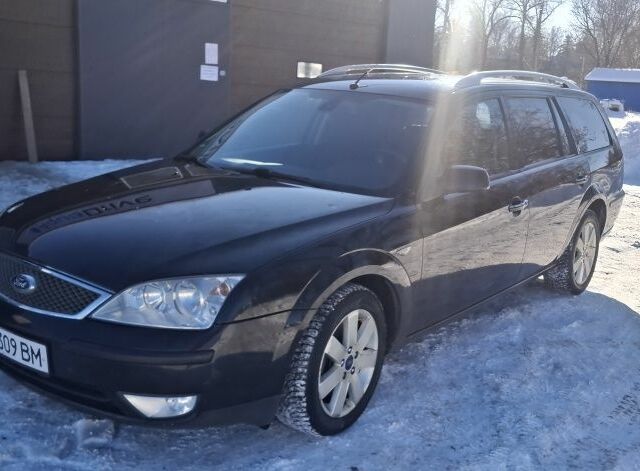Черный Форд Мондео, объемом двигателя 2 л и пробегом 220 тыс. км за 3900 $, фото 1 на Automoto.ua