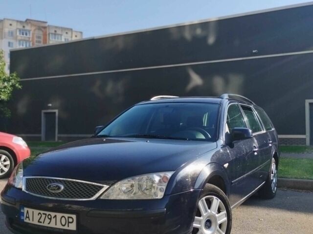 Синий Форд Мондео, объемом двигателя 2 л и пробегом 279 тыс. км за 3900 $, фото 1 на Automoto.ua