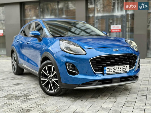 Синий Форд Пума, объемом двигателя 1 л и пробегом 43 тыс. км за 18600 $, фото 1 на Automoto.ua