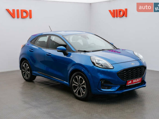 Синий Форд Пума, объемом двигателя 1 л и пробегом 72 тыс. км за 18276 $, фото 1 на Automoto.ua