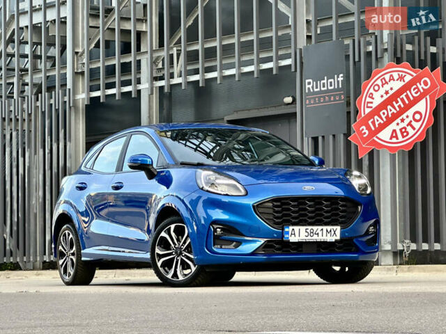 Синий Форд Пума, объемом двигателя 1 л и пробегом 44 тыс. км за 17500 $, фото 1 на Automoto.ua