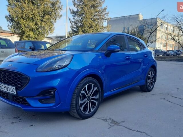 Синій Форд Пума, об'ємом двигуна 1 л та пробігом 74 тис. км за 16399 $, фото 1 на Automoto.ua