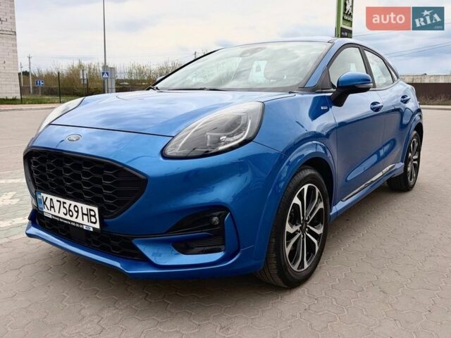 Синий Форд Пума, объемом двигателя 1 л и пробегом 46 тыс. км за 17200 $, фото 1 на Automoto.ua