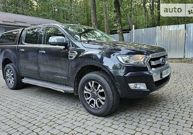 Черный Форд Рейнджер, объемом двигателя 2.2 л и пробегом 256 тыс. км за 25000 $, фото 1 на Automoto.ua