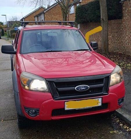 Красный Форд Рейнджер, объемом двигателя 2.5 л и пробегом 146 тыс. км за 5800 $, фото 1 на Automoto.ua