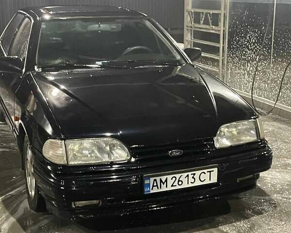 Черный Форд Скорпио, объемом двигателя 2 л и пробегом 200 тыс. км за 1550 $, фото 1 на Automoto.ua