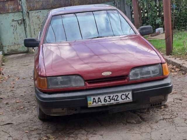 Красный Форд Скорпио, объемом двигателя 2.8 л и пробегом 2 тыс. км за 1035 $, фото 1 на Automoto.ua