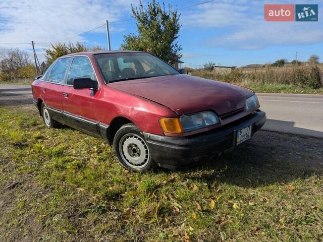 Форд Скорпио 1990 в Здолбунове на Automoto.ua Красный Форд Скорпио, объемом двигателя 2 л и пробегом 420 тыс. км за 950 $, фото 1 на Automoto.ua