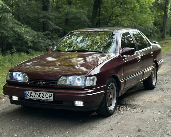 Червоний Форд Скорпіо, об'ємом двигуна 2.9 л та пробігом 336 тис. км за 3200 $, фото 1 на Automoto.ua