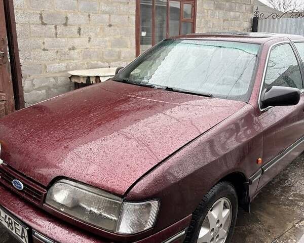 Красный Форд Скорпио, объемом двигателя 2 л и пробегом 187 тыс. км за 1500 $, фото 1 на Automoto.ua