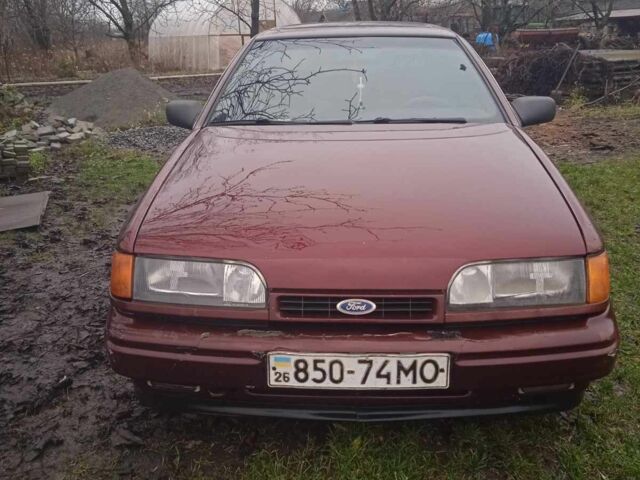 Красный Форд Скорпио, объемом двигателя 2 л и пробегом 280 тыс. км за 1100 $, фото 1 на Automoto.ua