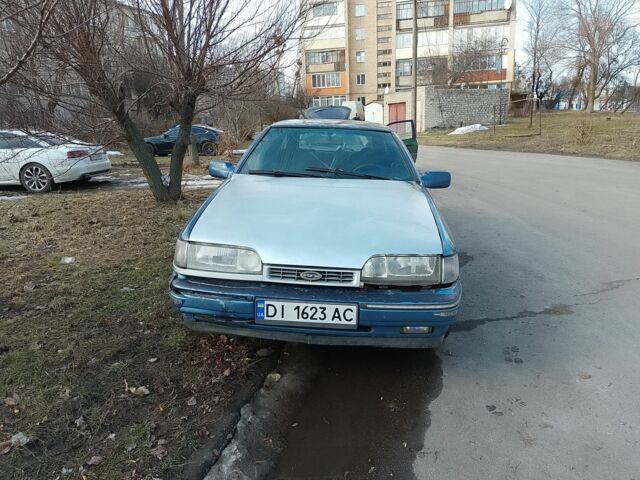 Синий Форд Скорпио, объемом двигателя 2 л и пробегом 70 тыс. км за 400 $, фото 1 на Automoto.ua