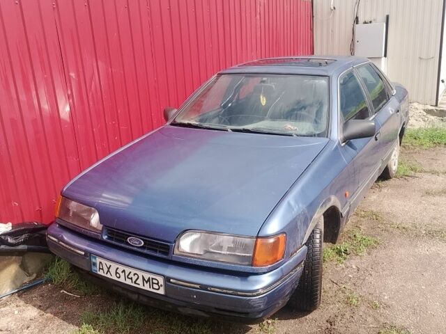 Синий Форд Скорпио, объемом двигателя 2 л и пробегом 300 тыс. км за 450 $, фото 1 на Automoto.ua