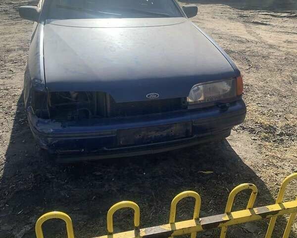 Синий Форд Скорпио, объемом двигателя 2 л и пробегом 400 тыс. км за 650 $, фото 1 на Automoto.ua