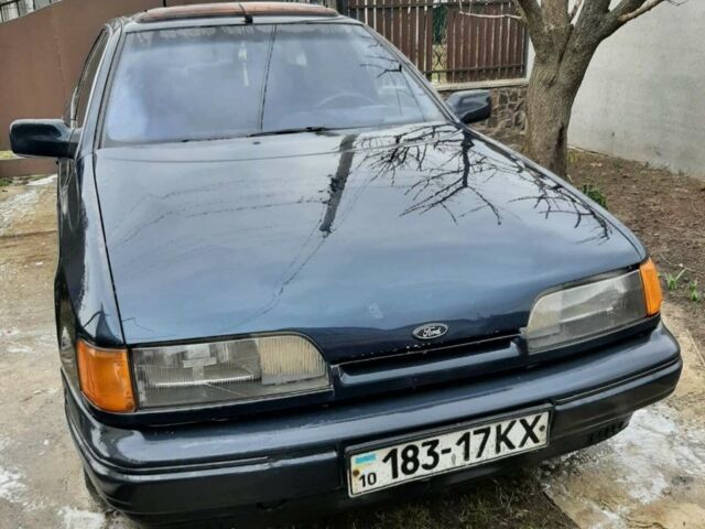 Синий Форд Скорпио, объемом двигателя 2 л и пробегом 236 тыс. км за 1400 $, фото 1 на Automoto.ua