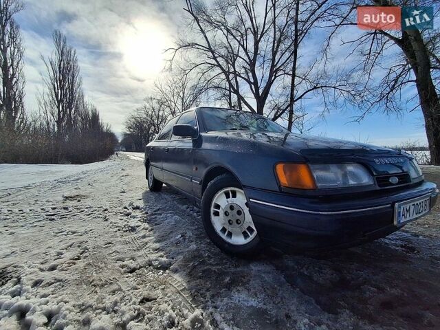 Синий Форд Скорпио, объемом двигателя 2 л и пробегом 278 тыс. км за 1100 $, фото 1 на Automoto.ua