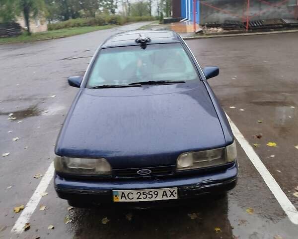 Синий Форд Скорпио, объемом двигателя 2 л и пробегом 213 тыс. км за 800 $, фото 1 на Automoto.ua