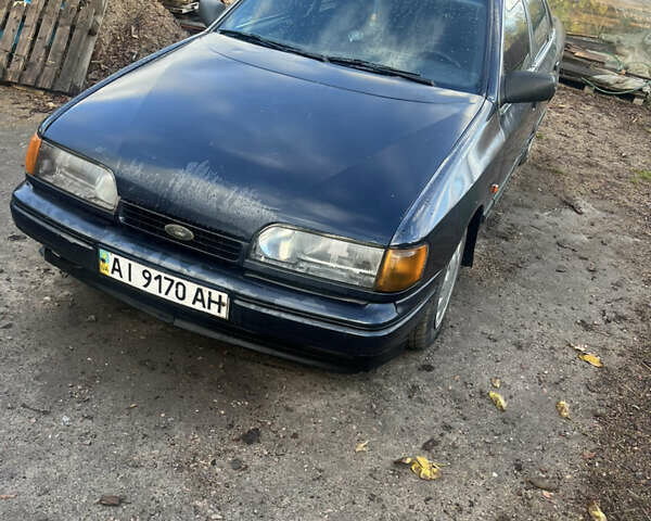 Форд Скорпио 1991 в Броварах на Automoto.ua Синий Форд Скорпио, объемом двигателя 2 л и пробегом 381 тыс. км за 1100 $, фото 1 на Automoto.ua