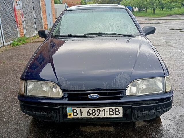 Синий Форд Скорпио, объемом двигателя 2 л и пробегом 300 тыс. км за 1250 $, фото 1 на Automoto.ua