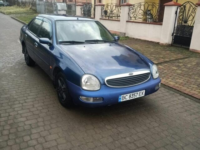 Синий Форд Скорпио, объемом двигателя 2 л и пробегом 300 тыс. км за 1000 $, фото 1 на Automoto.ua