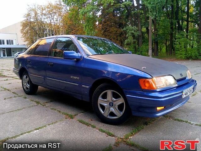 Синий Форд Скорпио, объемом двигателя 2 л и пробегом 200 тыс. км за 1500 $, фото 1 на Automoto.ua