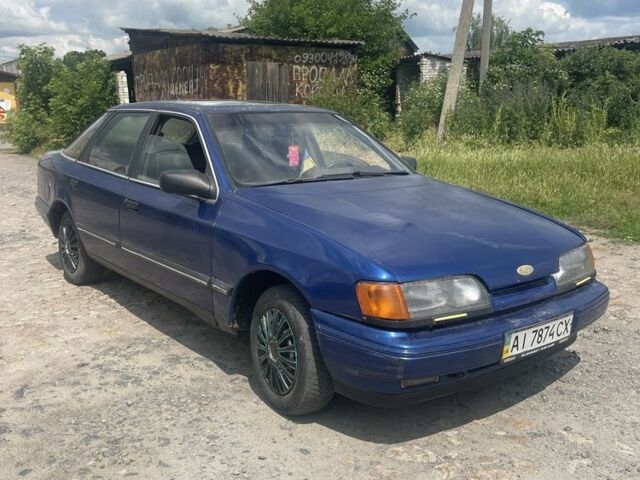 Синий Форд Скорпио, объемом двигателя 2 л и пробегом 400 тыс. км за 950 $, фото 1 на Automoto.ua