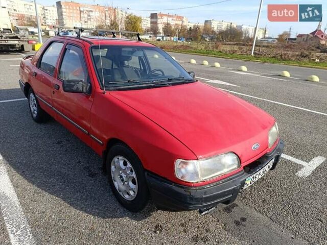 Красный Форд Сиерра, объемом двигателя 2 л и пробегом 55 тыс. км за 1300 $, фото 1 на Automoto.ua