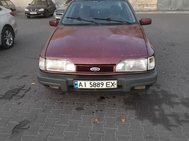 Червоний Форд Сієрра, об'ємом двигуна 2 л та пробігом 222 тис. км за 649 $, фото 1 на Automoto.ua