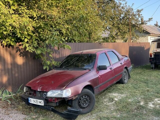 Форд Сиерра 1990 в Чернигове на Automoto.ua Красный Форд Сиерра, объемом двигателя 2 л и пробегом 280 тыс. км за 552 $, фото 1 на Automoto.ua