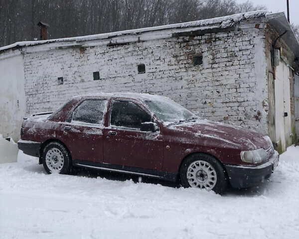 Красный Форд Сиерра, объемом двигателя 2 л и пробегом 200 тыс. км за 750 $, фото 1 на Automoto.ua