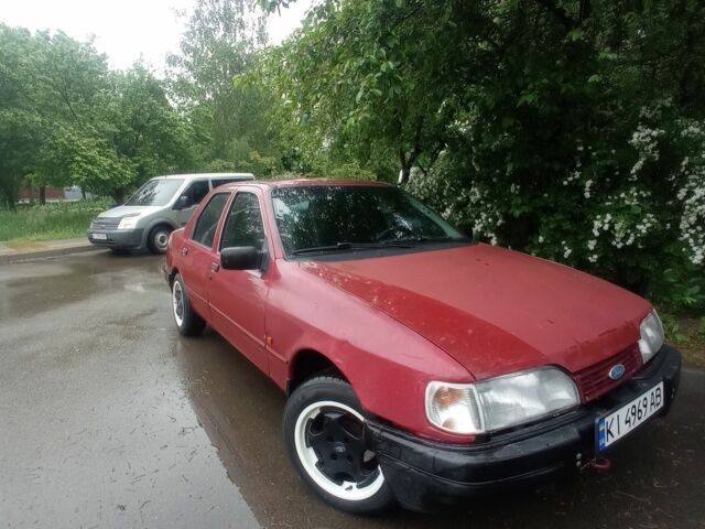 Красный Форд Сиерра, объемом двигателя 2 л и пробегом 93 тыс. км за 1500 $, фото 1 на Automoto.ua