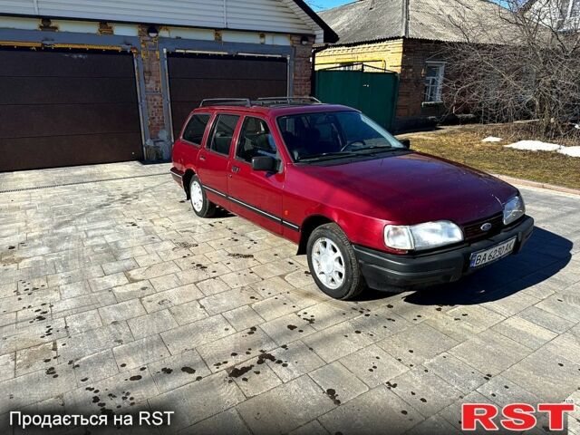 Красный Форд Сиерра, объемом двигателя 2 л и пробегом 78 тыс. км за 1300 $, фото 1 на Automoto.ua