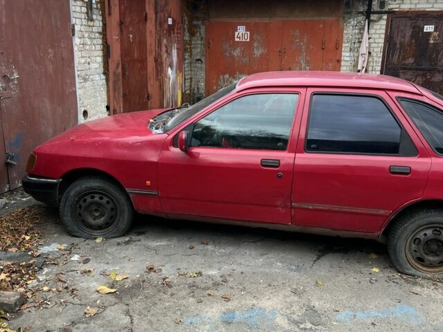 Красный Форд Сиерра, объемом двигателя 2 л и пробегом 100 тыс. км за 350 $, фото 1 на Automoto.ua