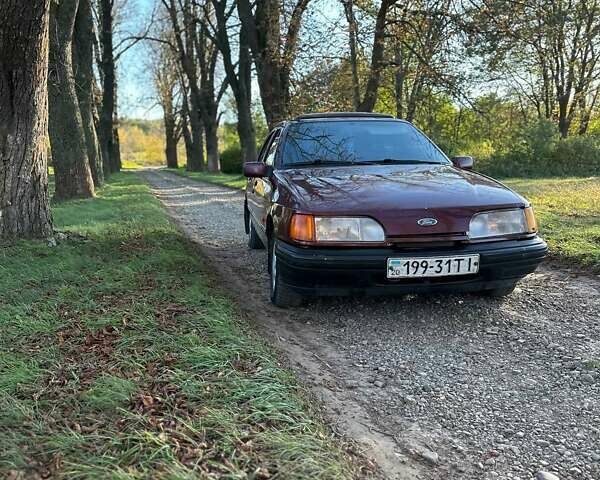 Красный Форд Сиерра, объемом двигателя 2 л и пробегом 632 тыс. км за 1350 $, фото 1 на Automoto.ua