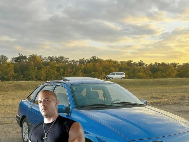 Синий Форд Сиерра, объемом двигателя 2 л и пробегом 222 тыс. км за 480 $, фото 1 на Automoto.ua