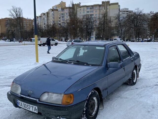 Синий Форд Сиерра, объемом двигателя 2 л и пробегом 100 тыс. км за 400 $, фото 1 на Automoto.ua