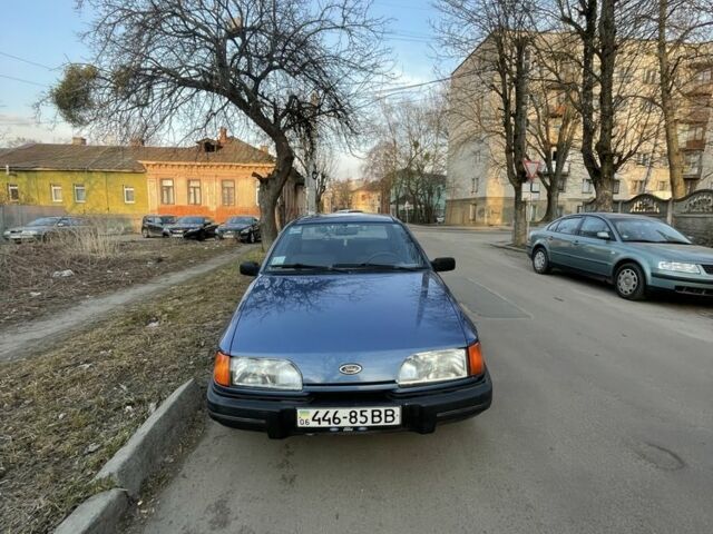Синий Форд Сиерра, объемом двигателя 2 л и пробегом 200 тыс. км за 1400 $, фото 1 на Automoto.ua