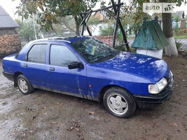 Синий Форд Сиерра, объемом двигателя 2 л и пробегом 450 тыс. км за 850 $, фото 1 на Automoto.ua